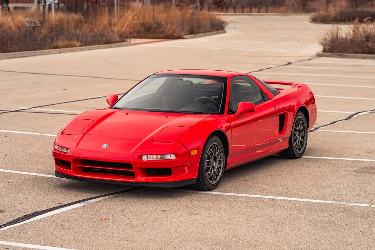 1999 Acura NSX Zanardi Edition front three-quarter.