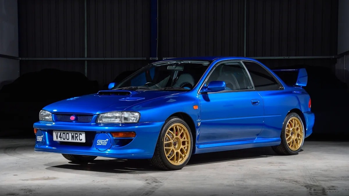 1999 Subaru Impreza 22B STi in WR Blue Pearl.